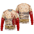 Christmas Vintage Santa Winter Golf Shirt, Golf Gifts For Men, Mens Golf Apparel