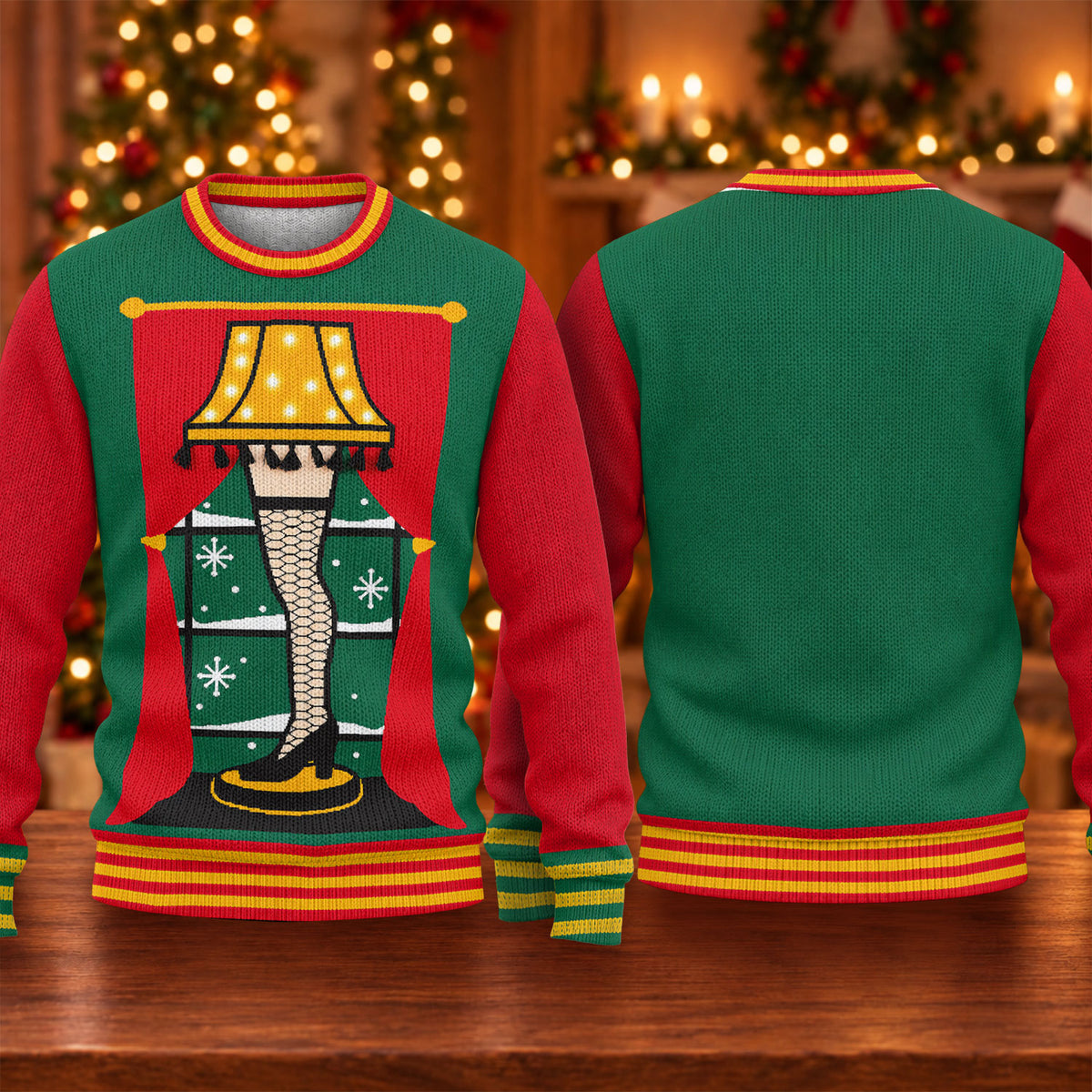 Leg Lamp Ugly Christmas Sweater - view 5