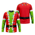 Christmas Green Furry Santa Suit Golf Shirt, Golf Shirts For Men, Golf Polo For Men