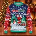 Christmas Merry Golfmas Santa Ugly Sweater, Ugly Sweater Party, Funny Holiday Sweater