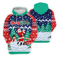 Christmas Merry Golfmas Santa Golf Shirt, Golf Shirts For Men, Mens Golf Clothing