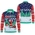 Christmas Merry Golfmas Santa Golf Shirt, Golf Shirts For Men, Mens Golf Clothing