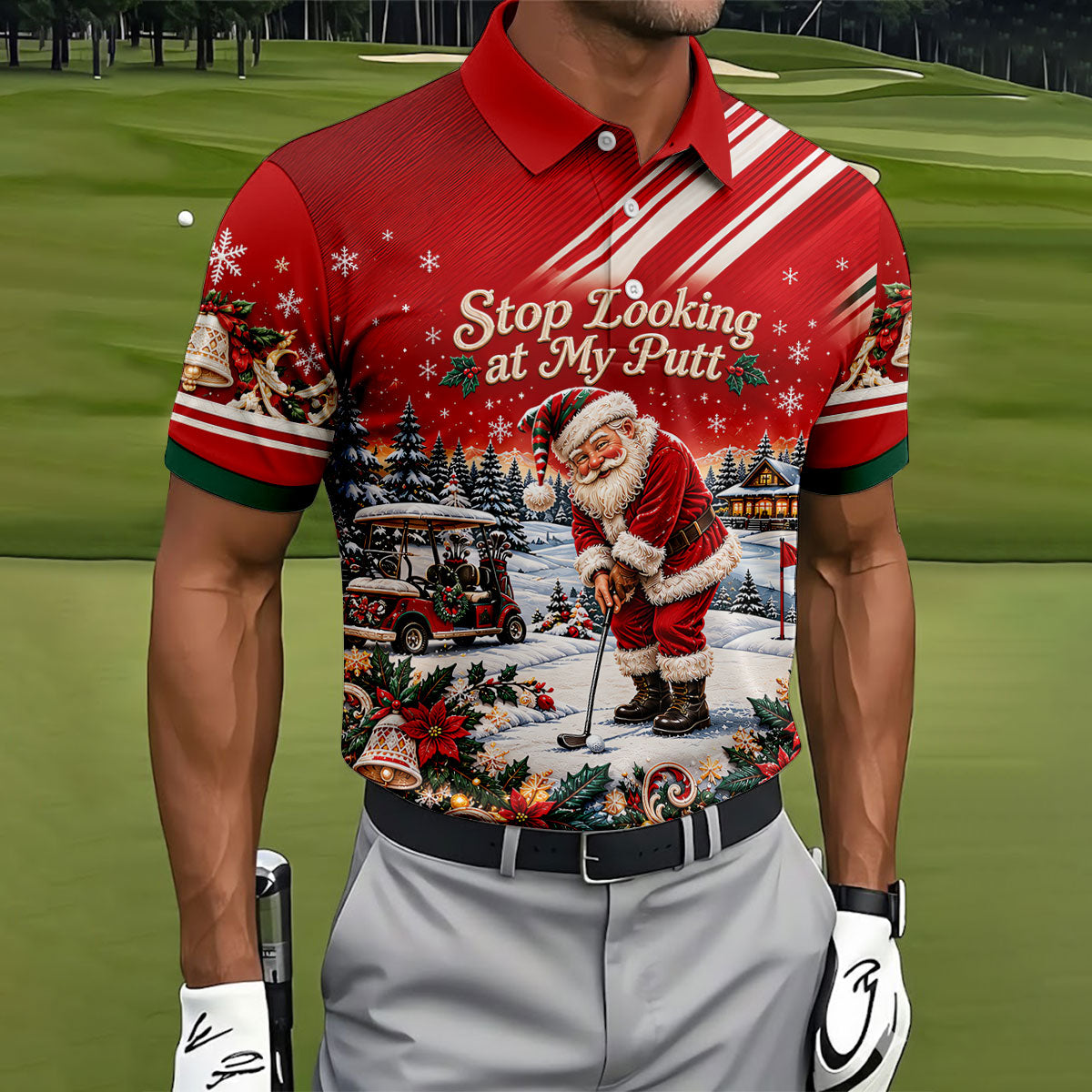 Christmas Golf Apparel - Men - View 3