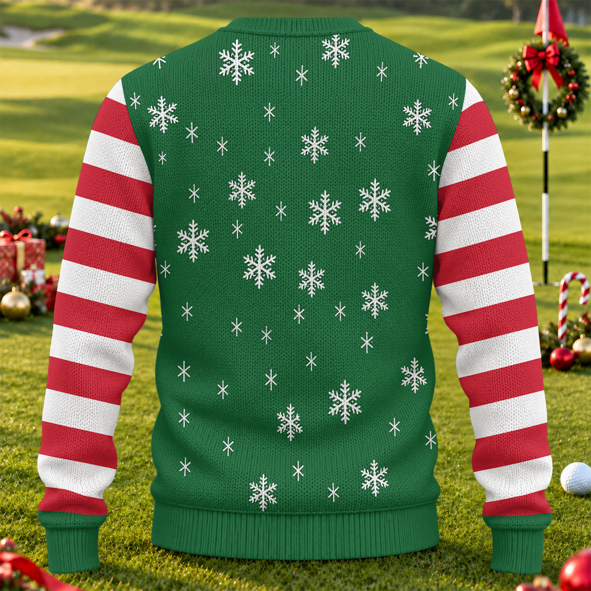 Funny Elf Costume Ugly Christmas Sweater - view 2