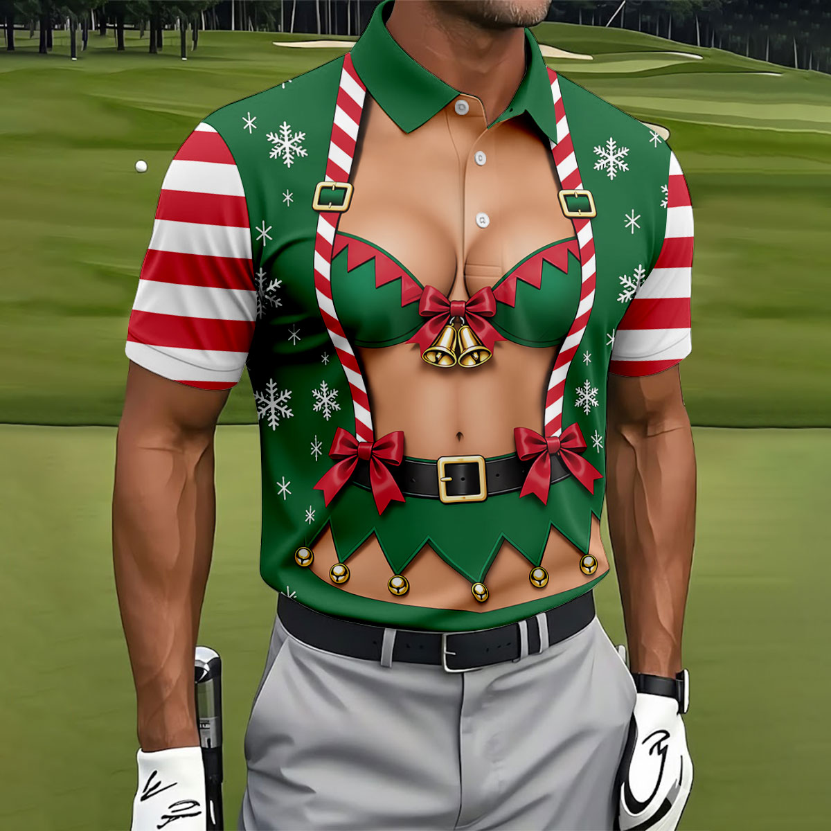 Christmas Golf Apparel - Men - View 3