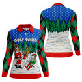 Christmas Golf Sucks Santa Golf Shirt, Womens Golf Apparel, Golf Shirts For Women