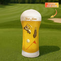 Golf Cart And Beer Golf Head Cover - Funny Golf Gift For Men