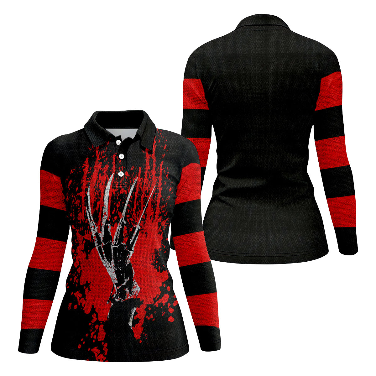 STYLE:Long Sleeve Polo Shirt