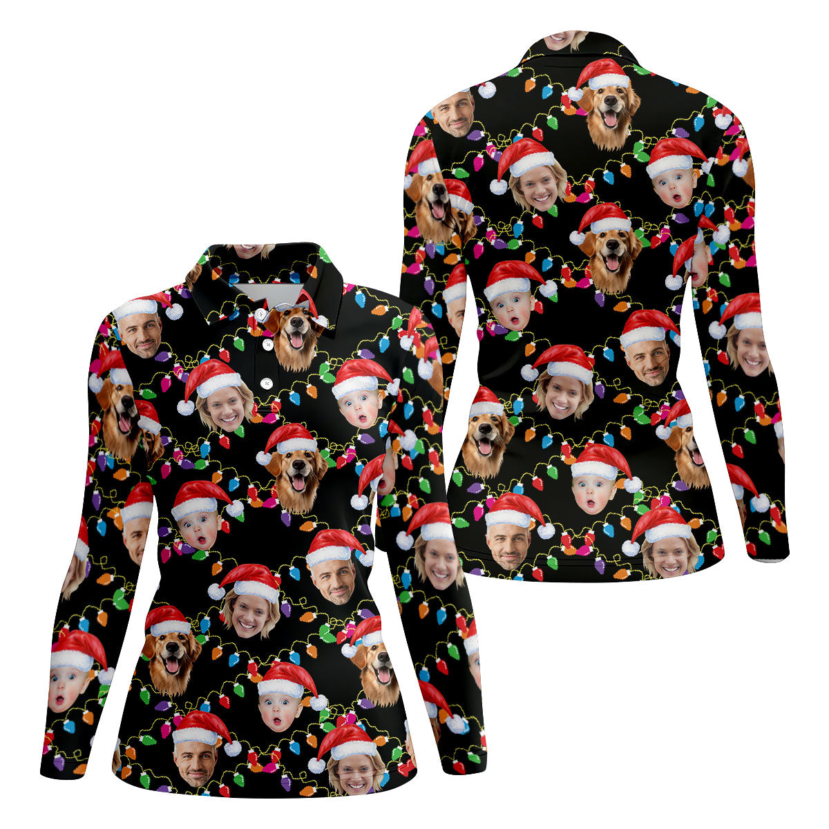 STYLE:Long Sleeve Polo Shirt