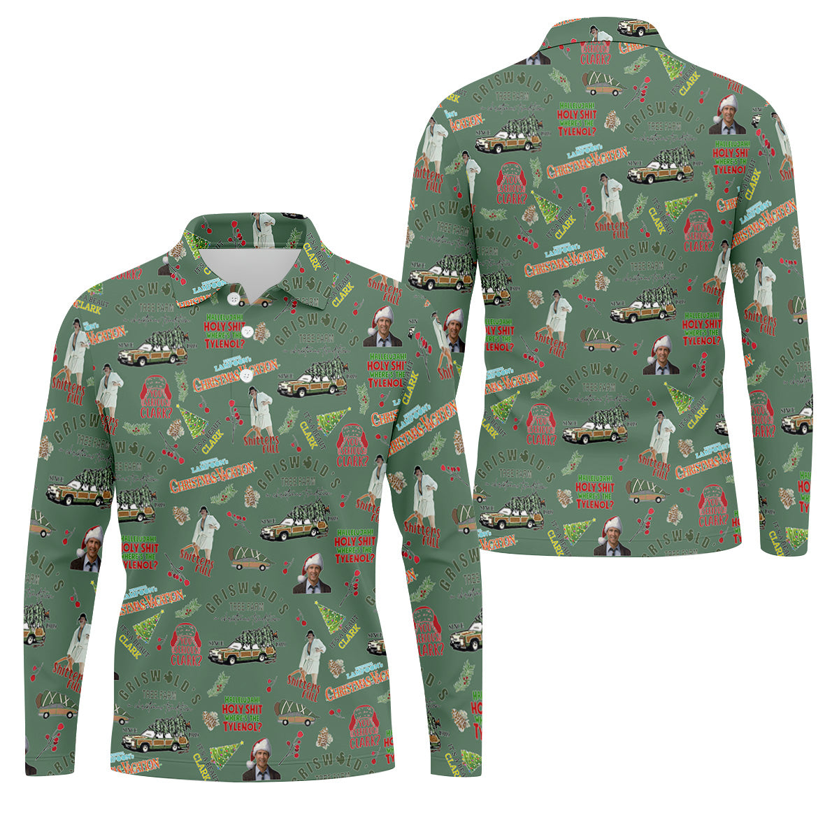 STYLE:Long Sleeve Polo Shirt