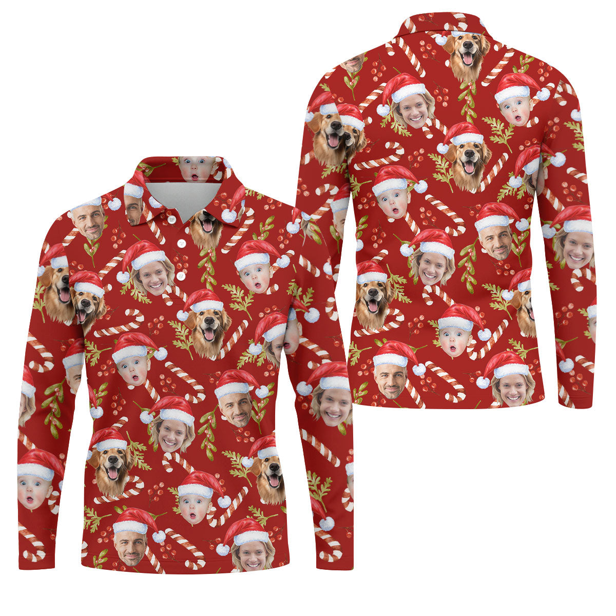 STYLE:Long Sleeve Polo Shirt