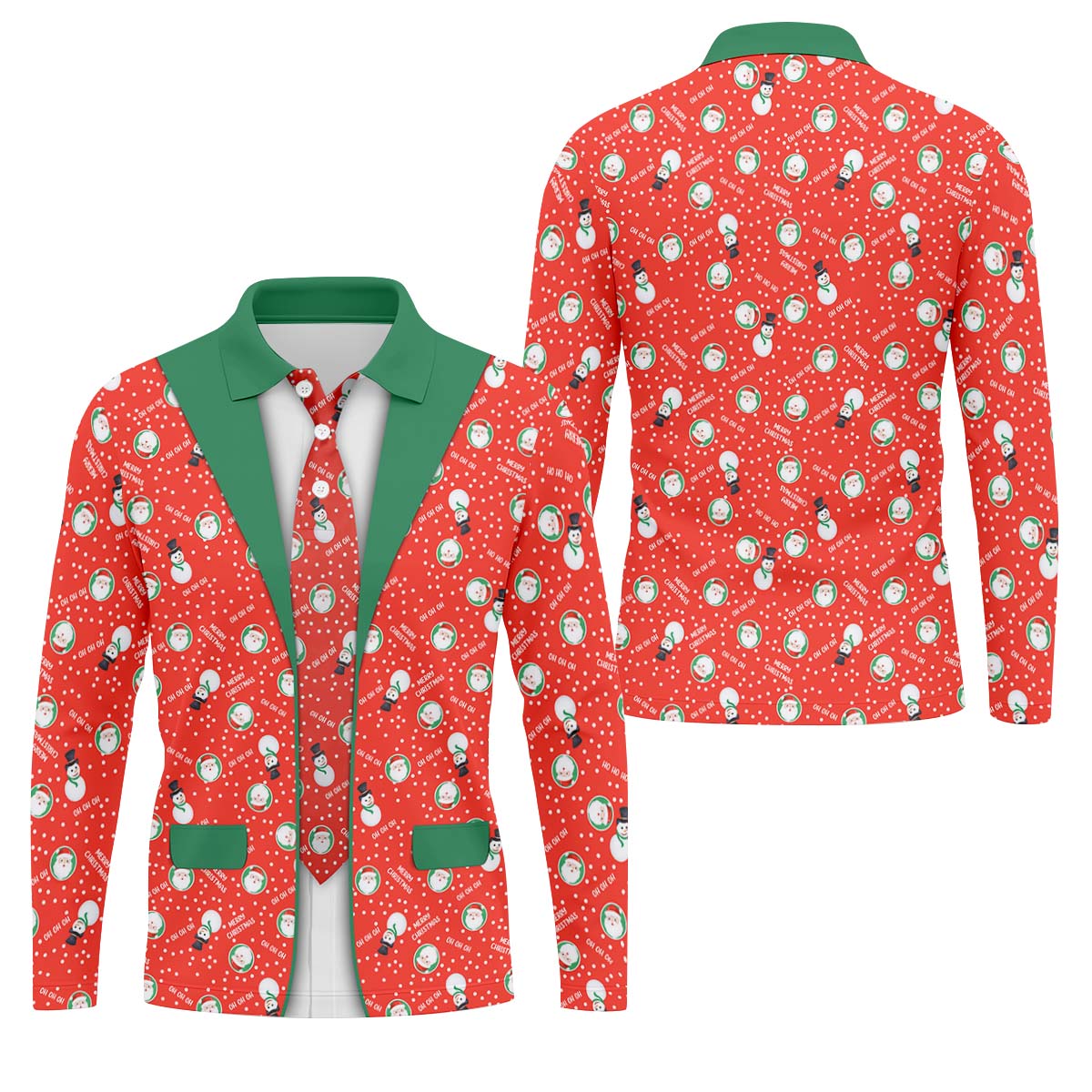 STYLE:Long Sleeve Polo Shirt