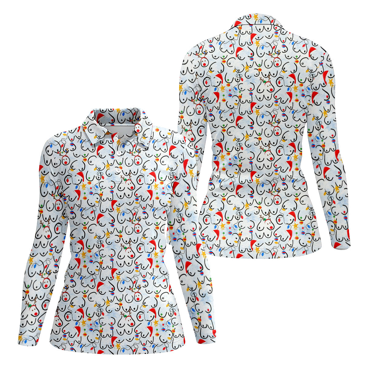 STYLE:Long Sleeve Polo Shirt