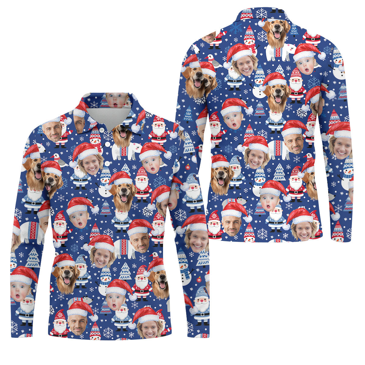 STYLE:Long Sleeve Polo Shirt