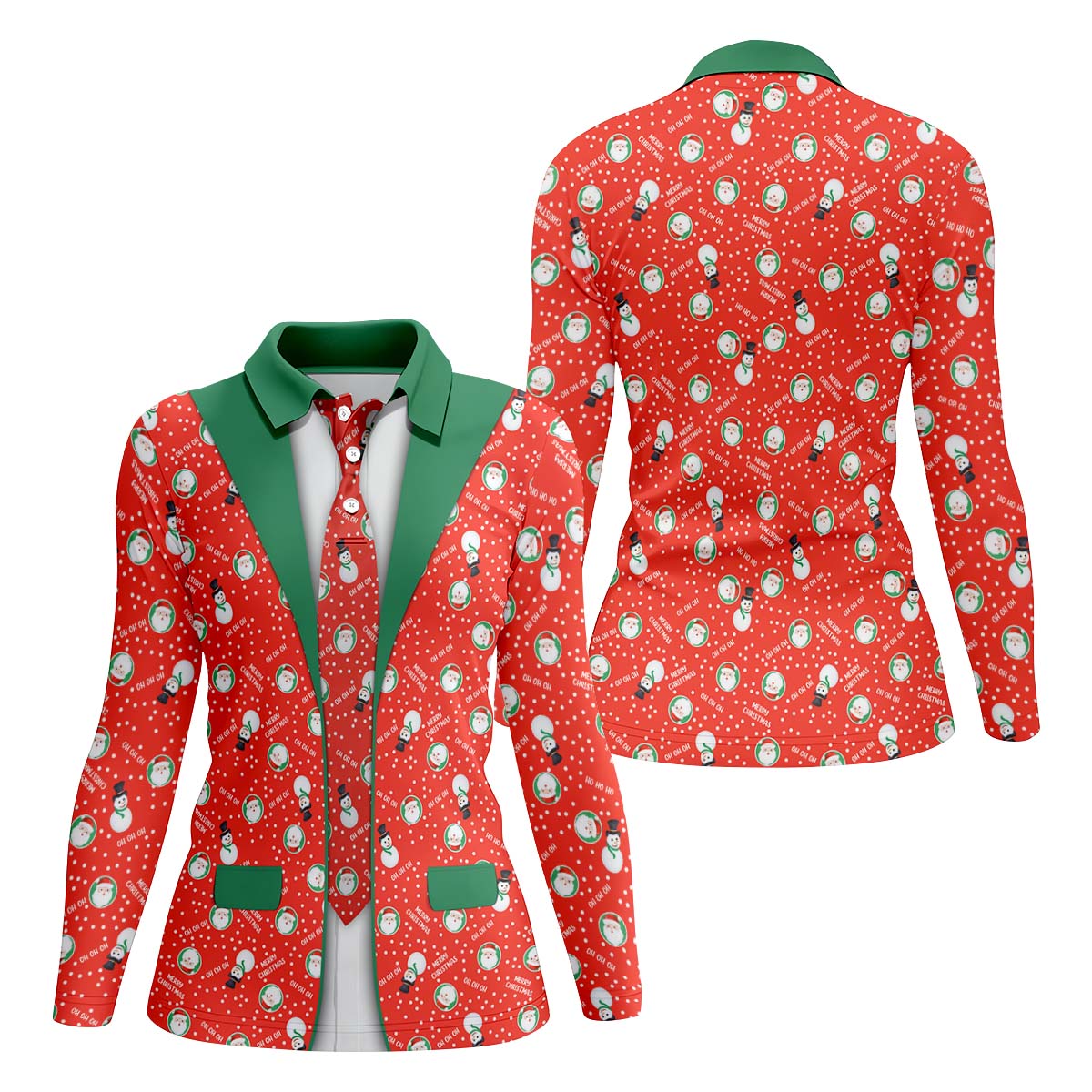 STYLE:Long Sleeve Polo Shirt