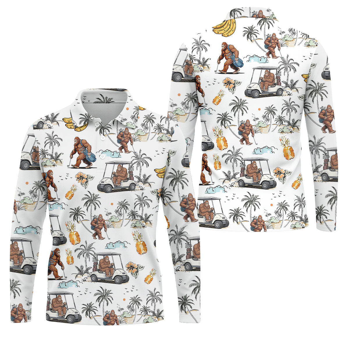 STYLE:Long Sleeve Polo Shirt