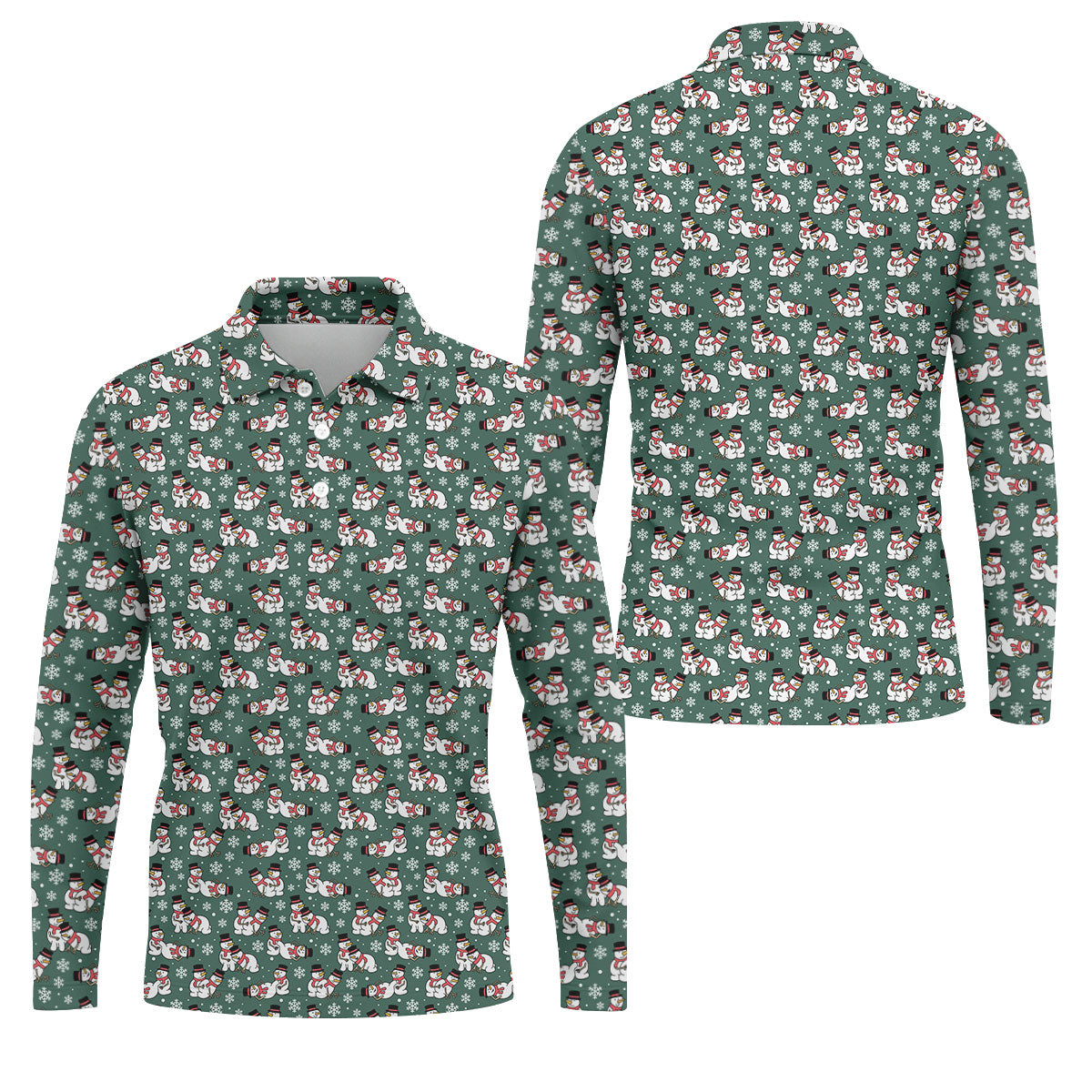 STYLE:Long Sleeve Polo Shirt