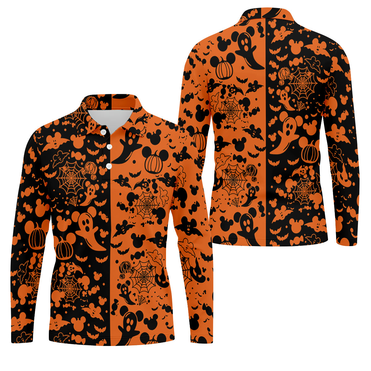 STYLE:Long Sleeve Polo Shirt