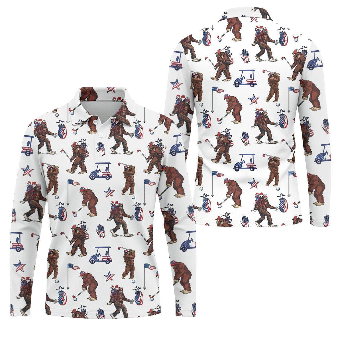 STYLE:Long Sleeve Polo Shirt