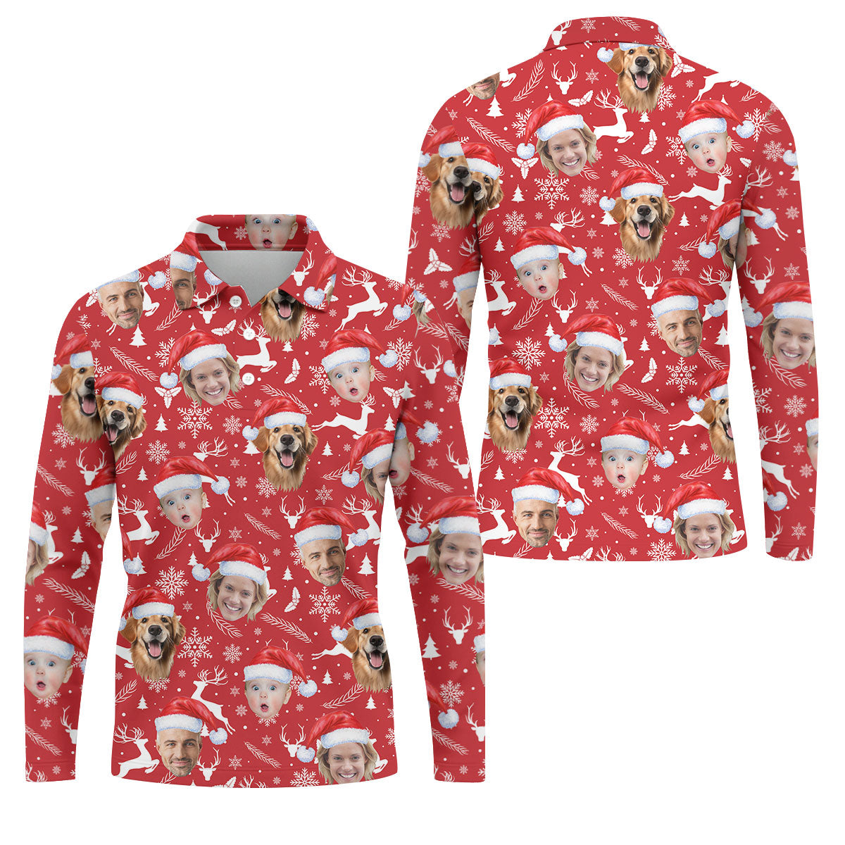 STYLE:Long Sleeve Polo Shirt