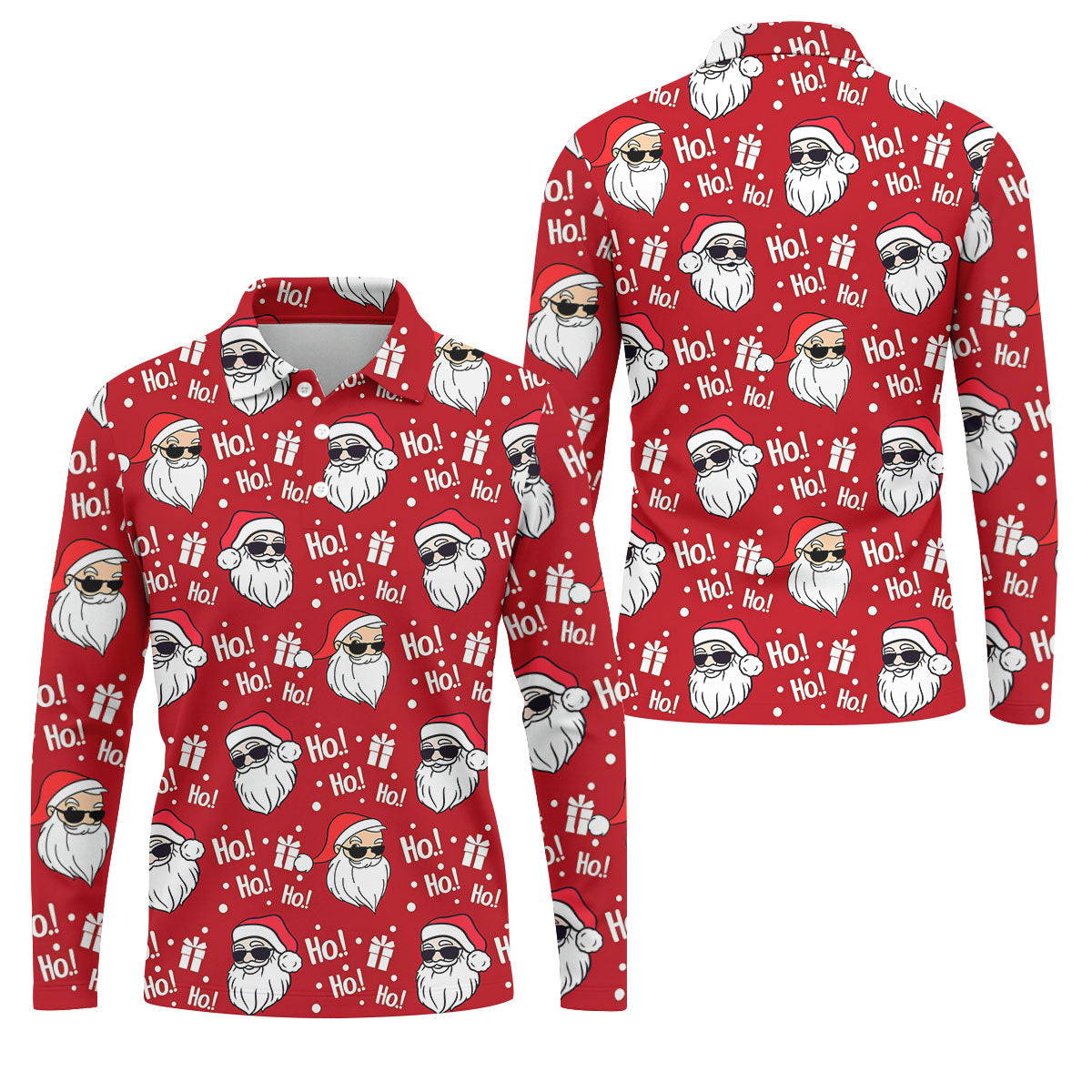 STYLE:Long Sleeve Polo Shirt