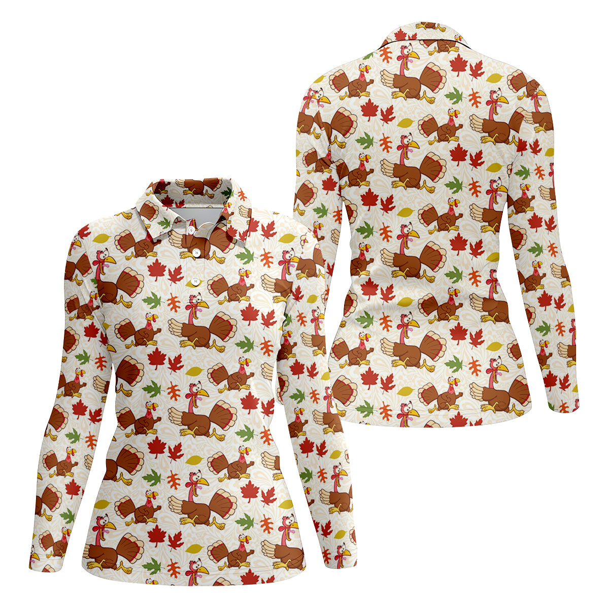 STYLE:Long Sleeve Polo Shirt