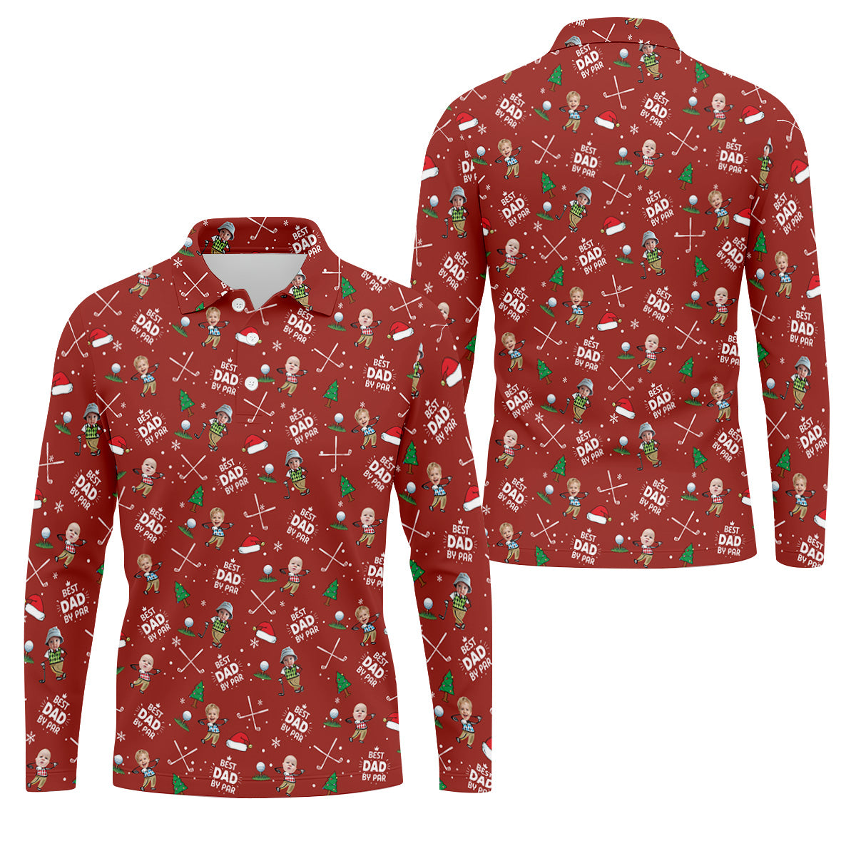 STYLE:Long Sleeve Polo Shirt