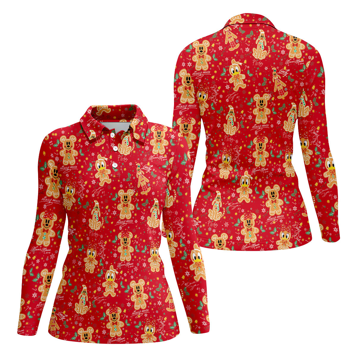 STYLE:Long Sleeve Polo Shirt
