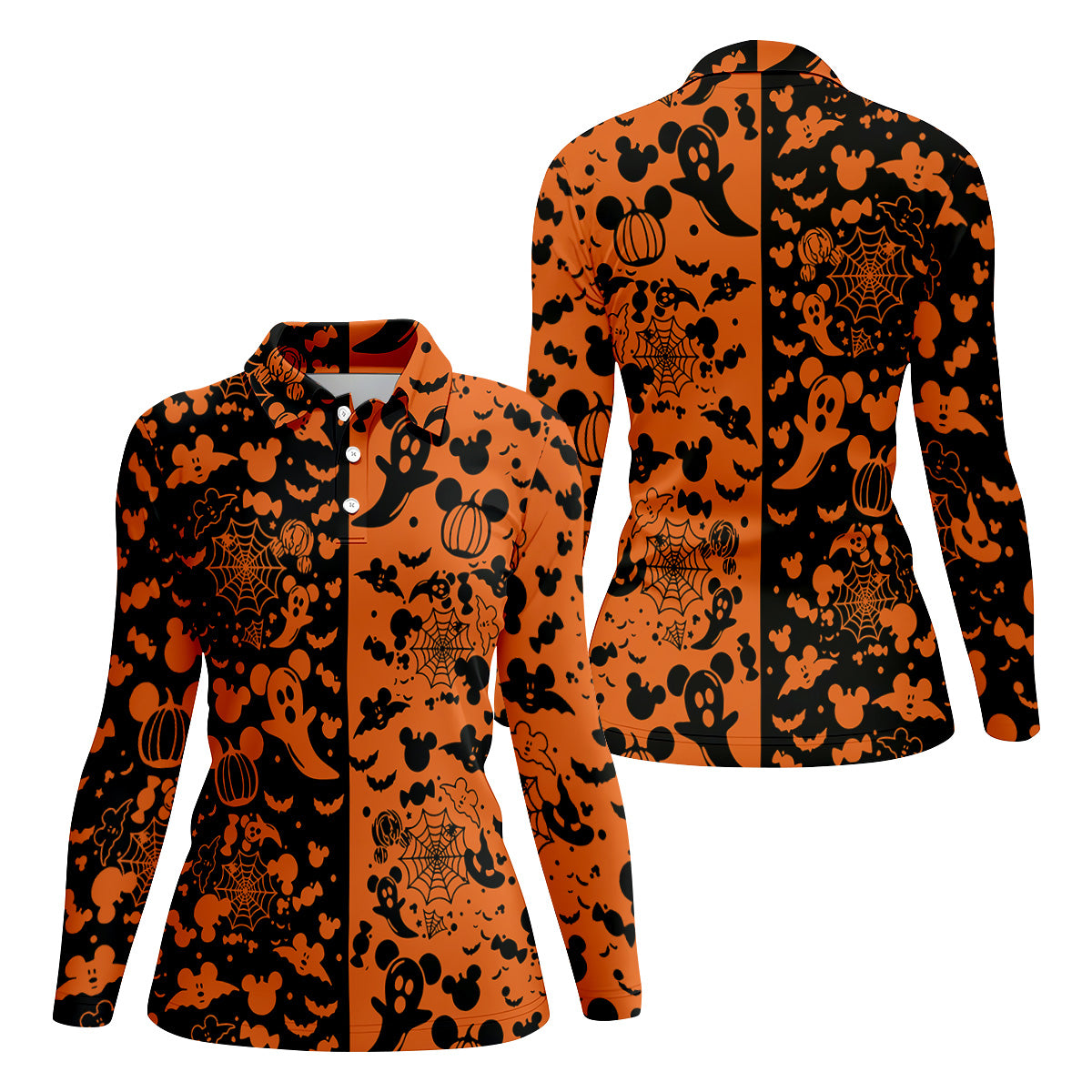 STYLE:Long Sleeve Polo Shirt