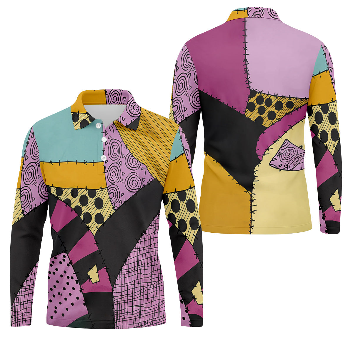 STYLE:Long Sleeve Polo Shirt