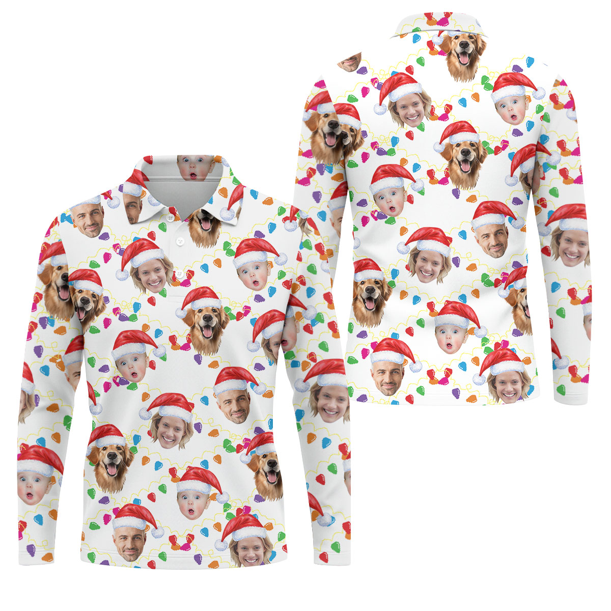 STYLE:Long Sleeve Polo Shirt