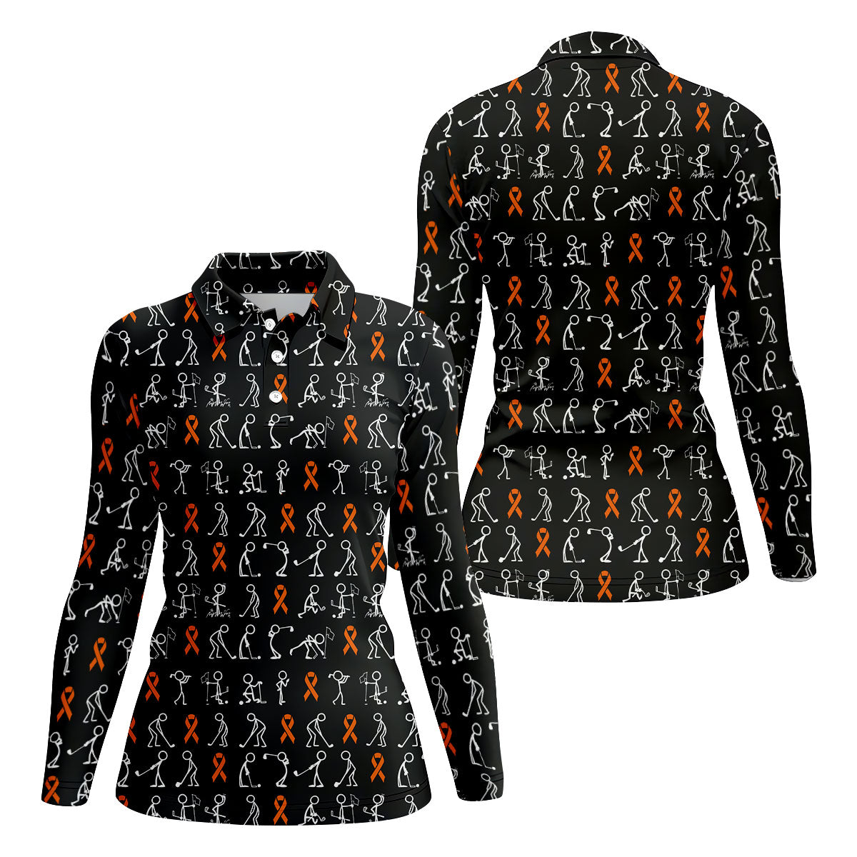 STYLE:Long Sleeve Polo Shirt