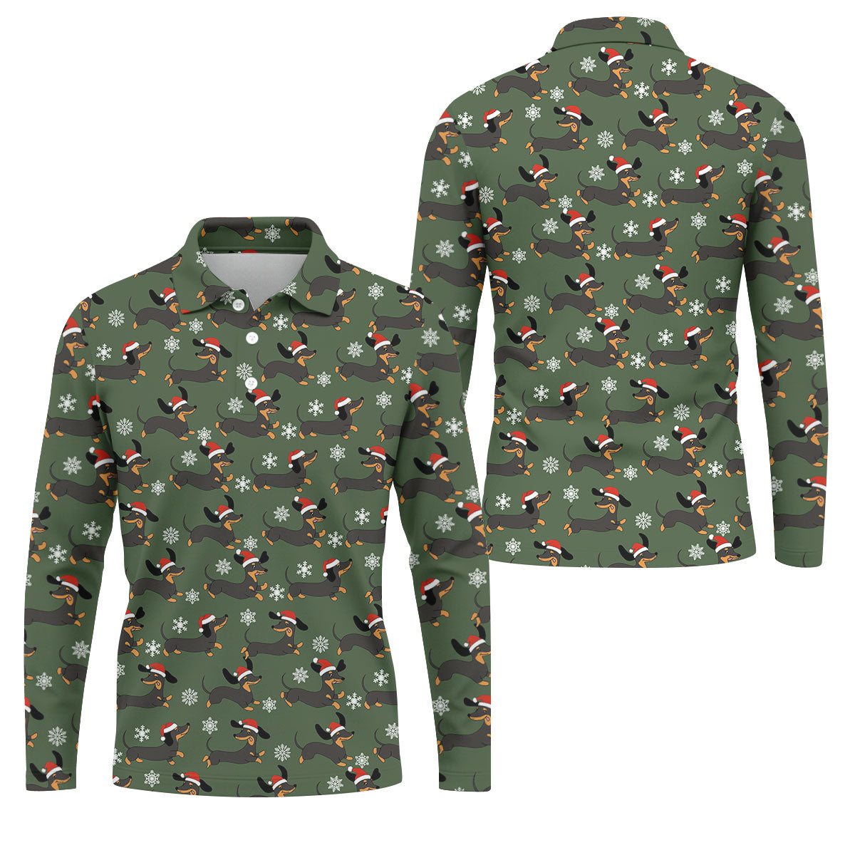 STYLE:Long Sleeve Polo Shirt