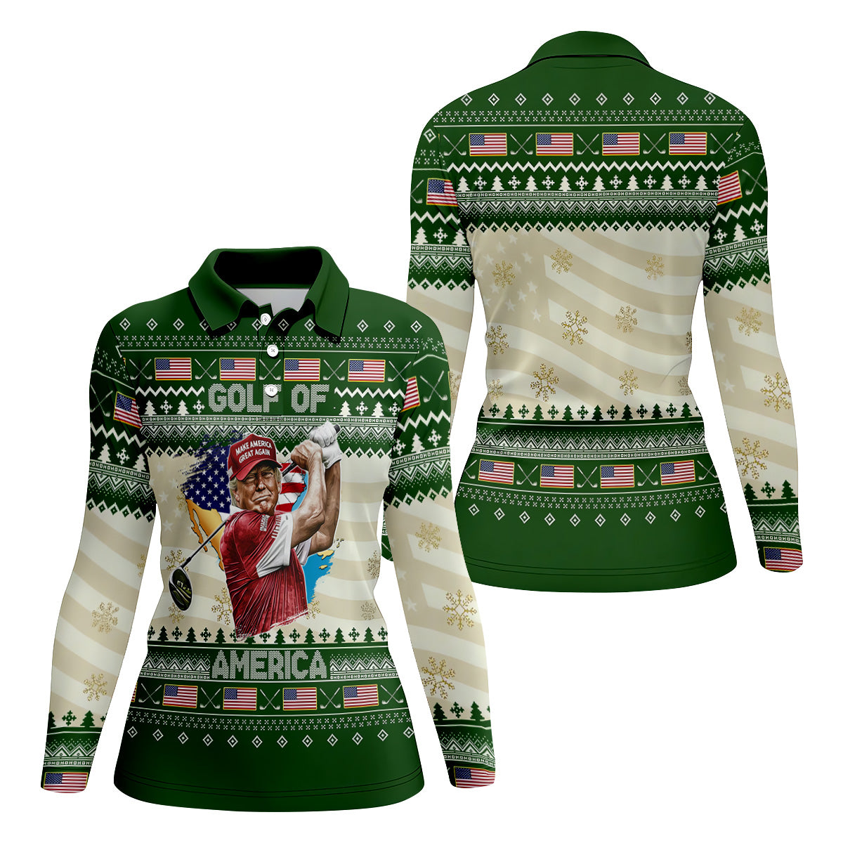 STYLE:Long Sleeve Polo Shirt