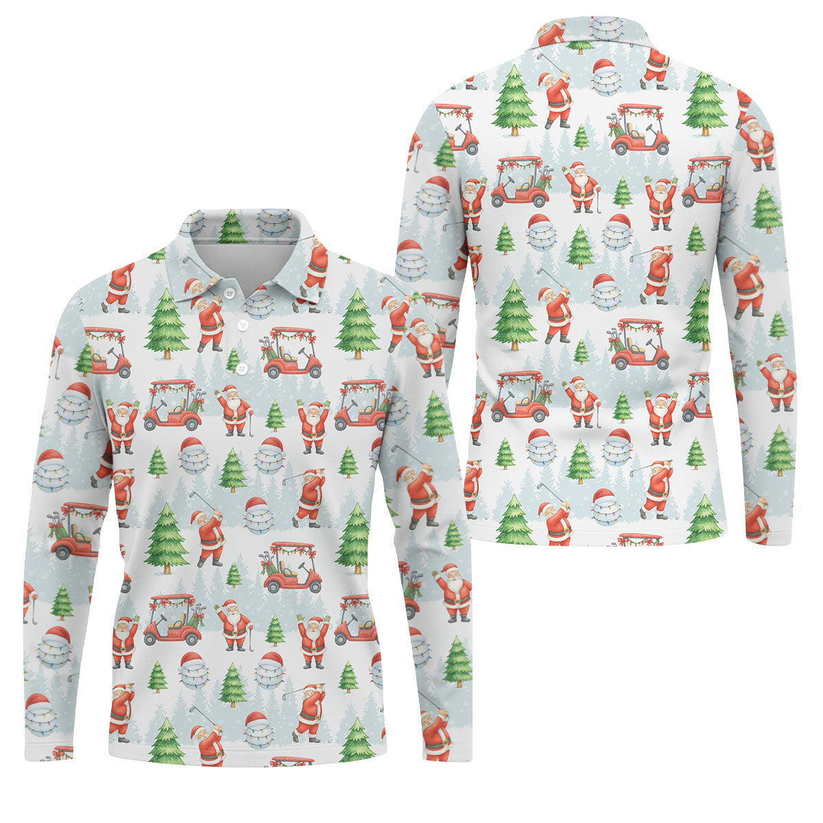 STYLE:Long Sleeve Polo Shirt