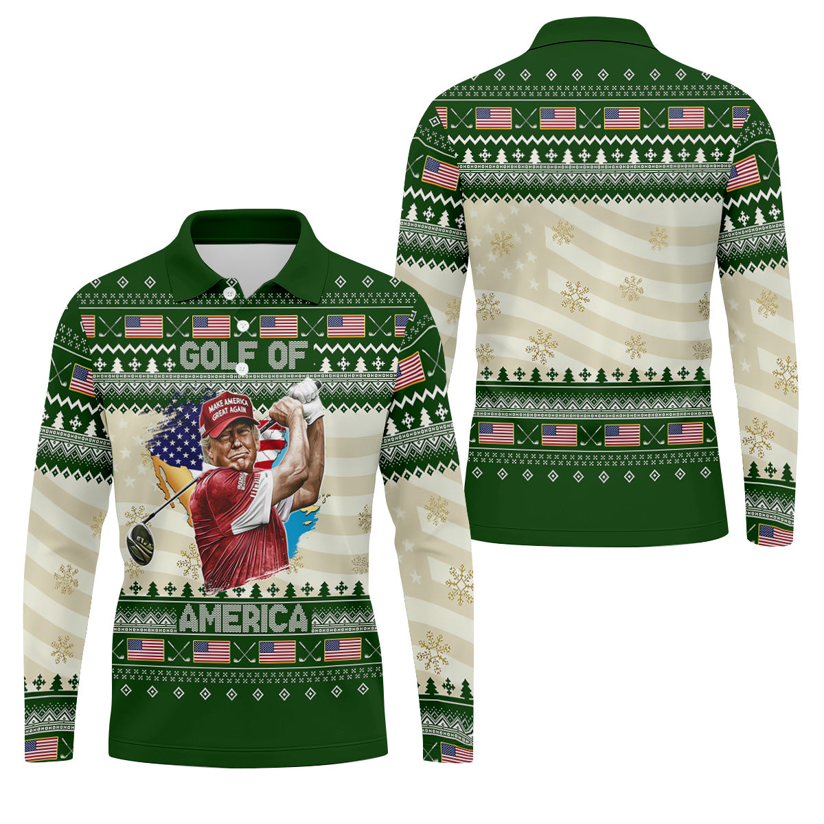 STYLE:Long Sleeve Polo Shirt