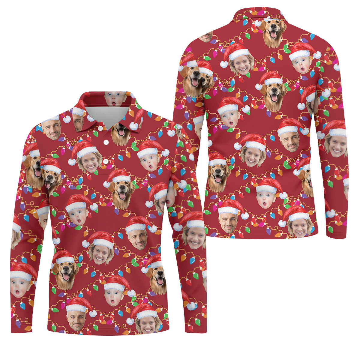 STYLE:Long Sleeve Polo Shirt