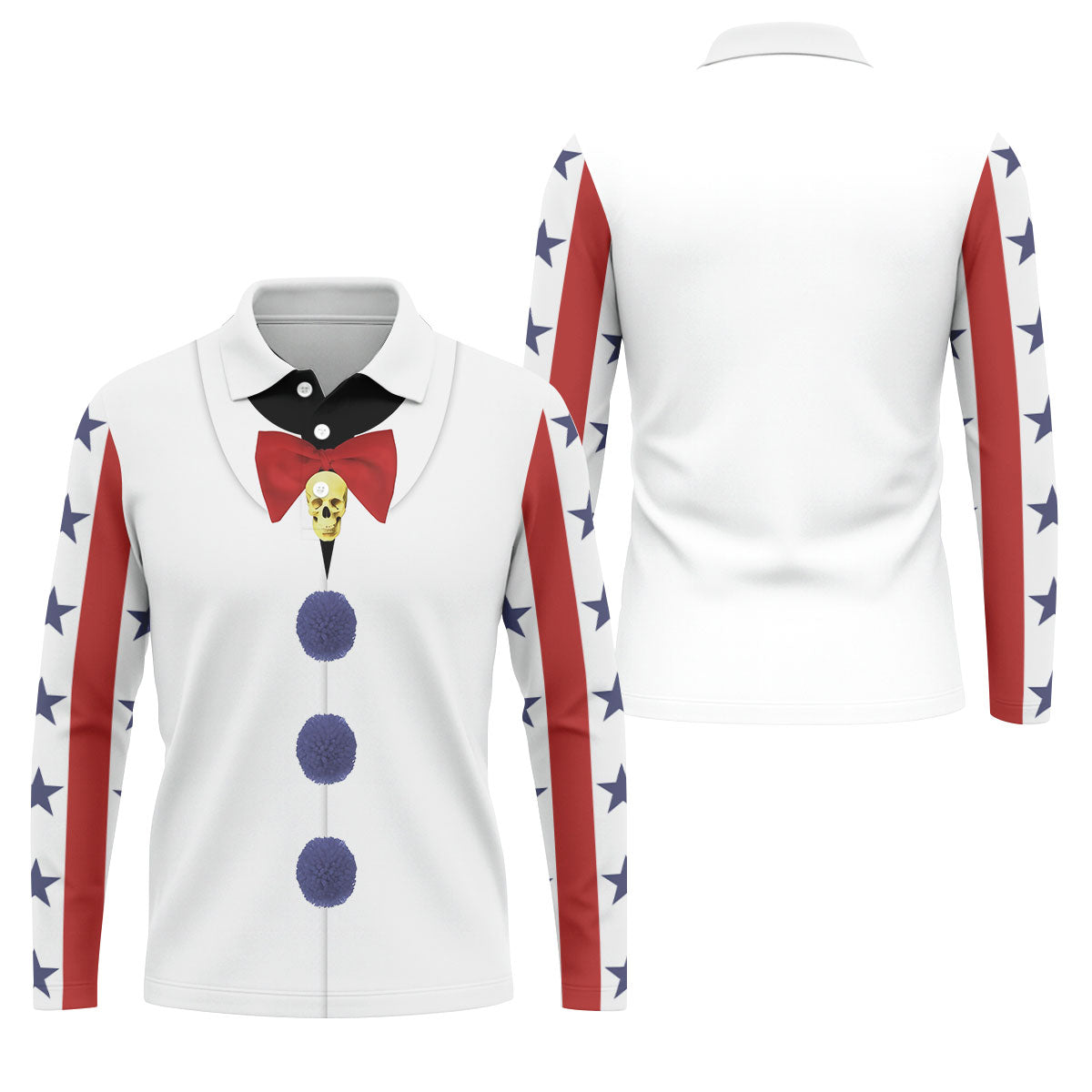 STYLE:Long Sleeve Polo Shirt