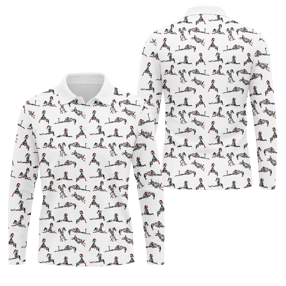 STYLE:Long Sleeve Polo Shirt