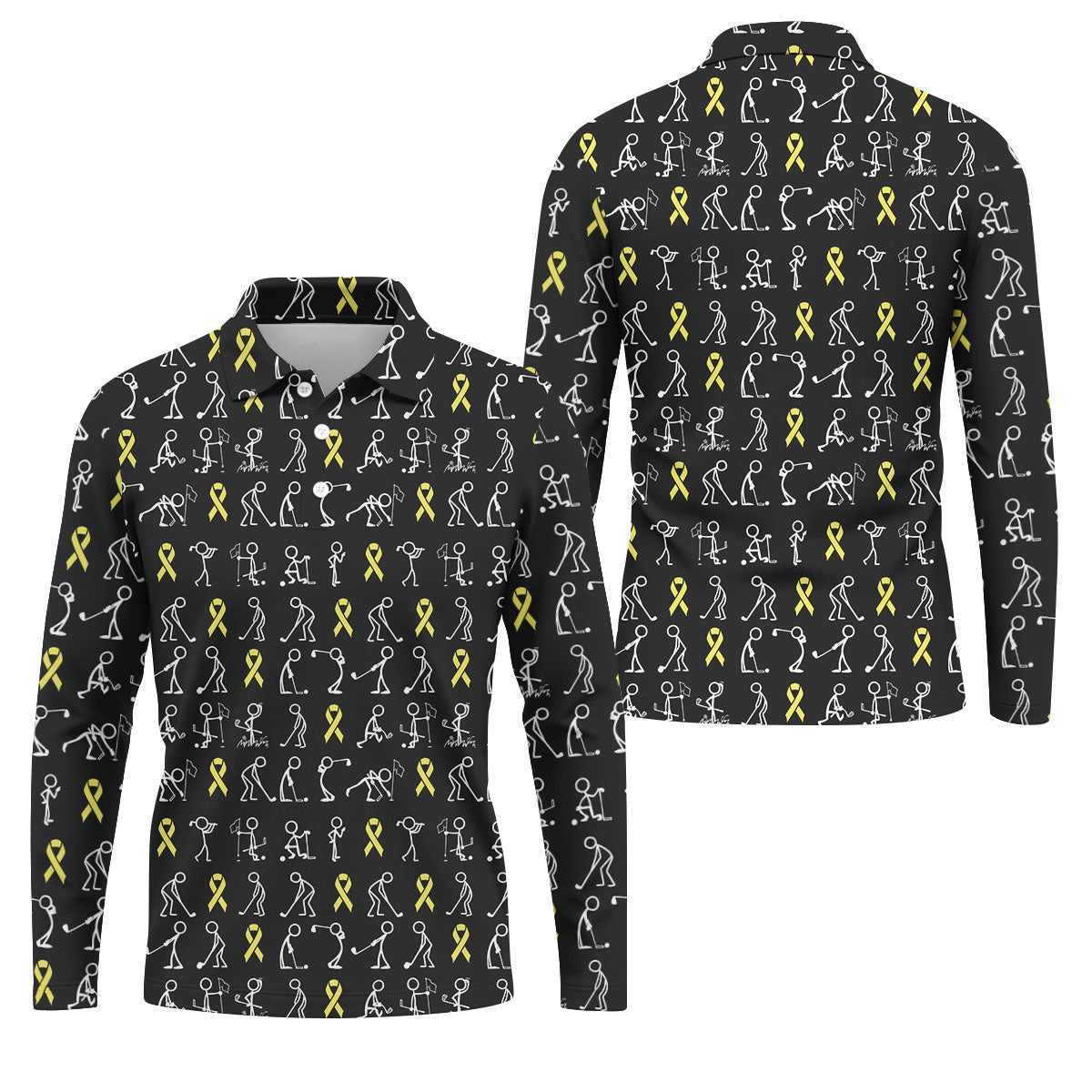 STYLE:Long Sleeve Polo Shirt