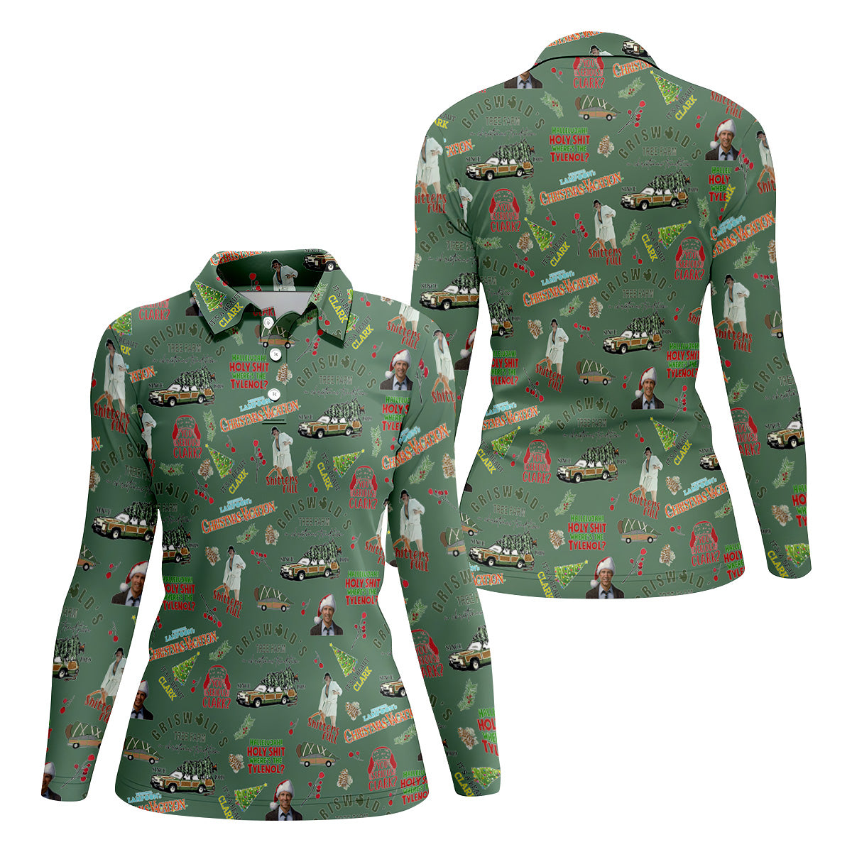 STYLE:Long Sleeve Polo Shirt