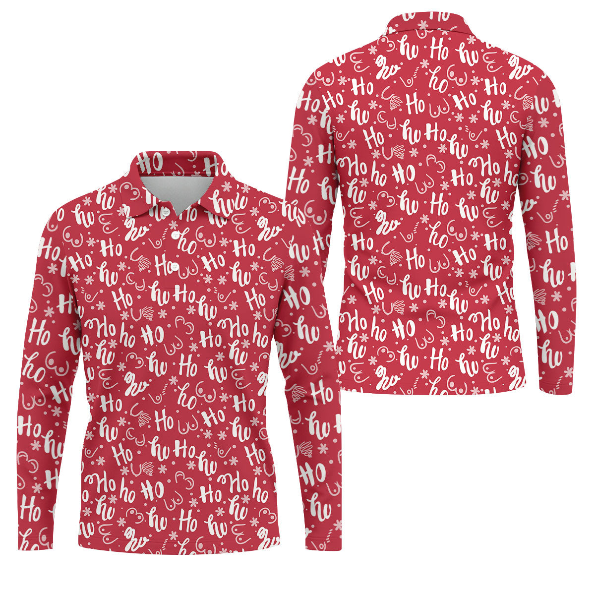 STYLE:Long Sleeve Polo Shirt