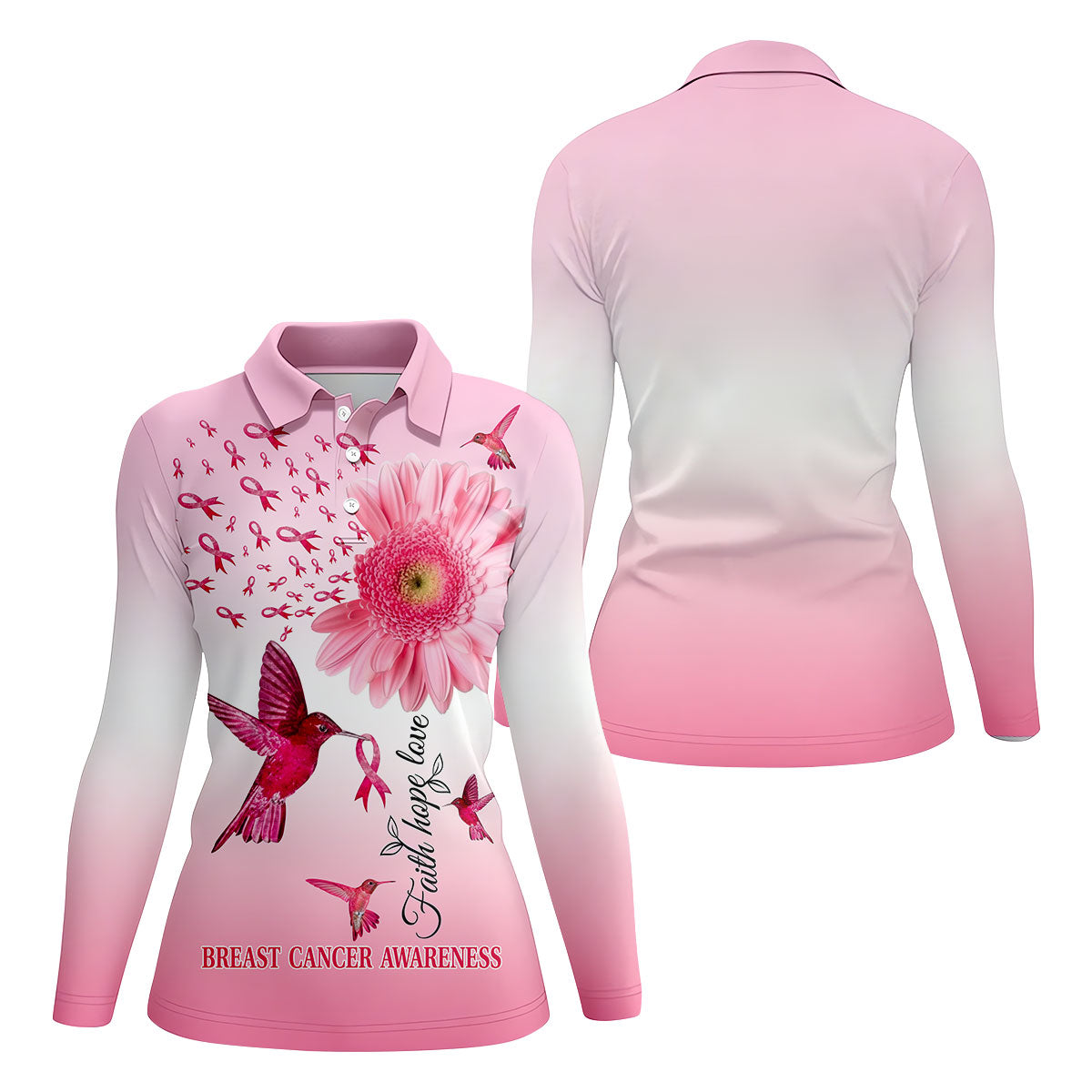 STYLE:Long Sleeve Polo Shirt