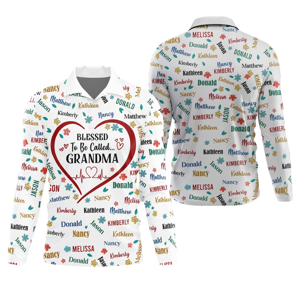 STYLE:Long Sleeve Polo Shirt