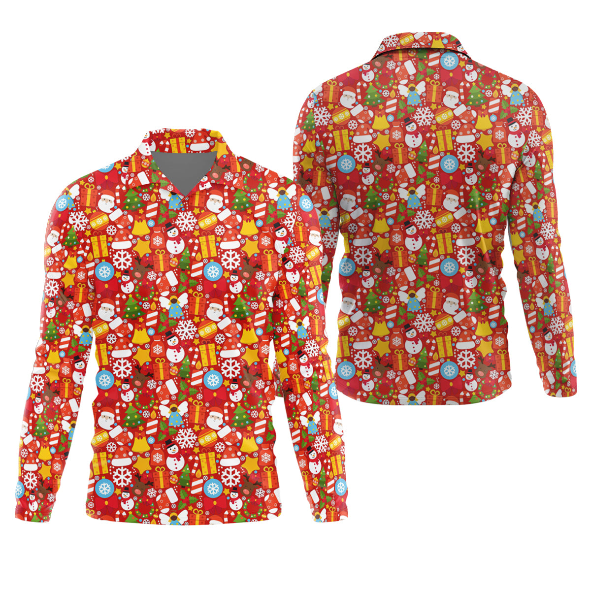 STYLE:Long Sleeve Polo Shirt