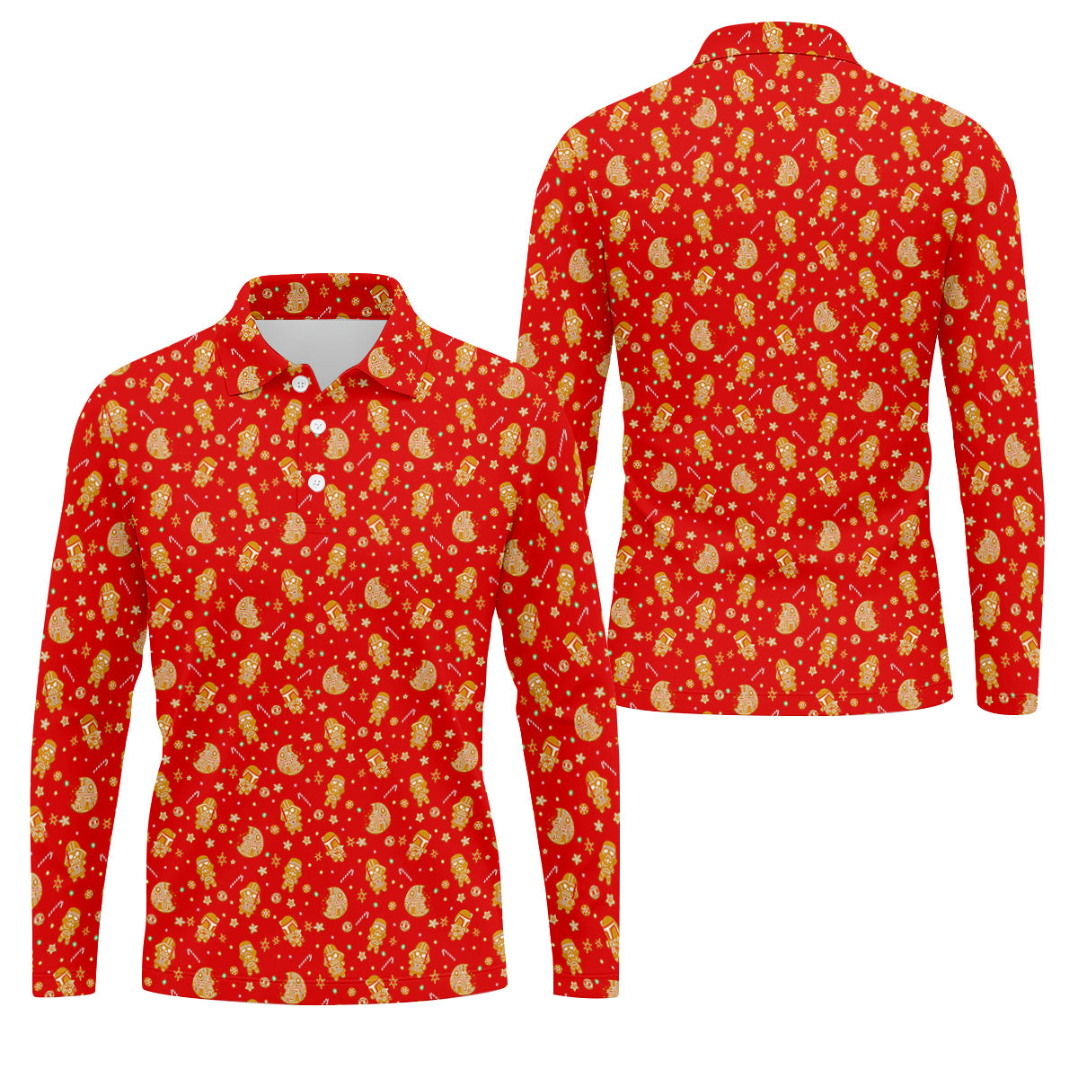 STYLE:Long Sleeve Polo Shirt