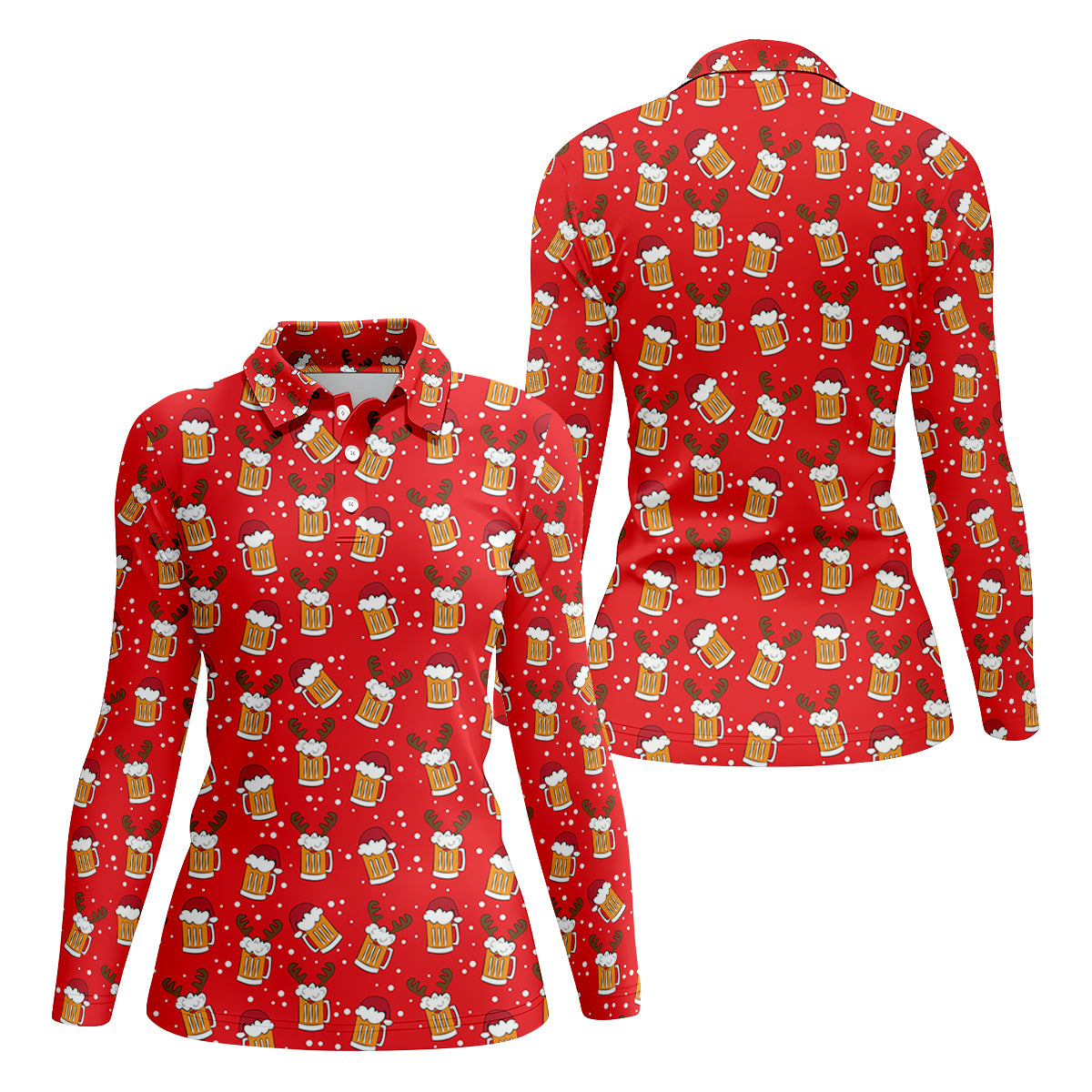 STYLE:Long Sleeve Polo Shirt 