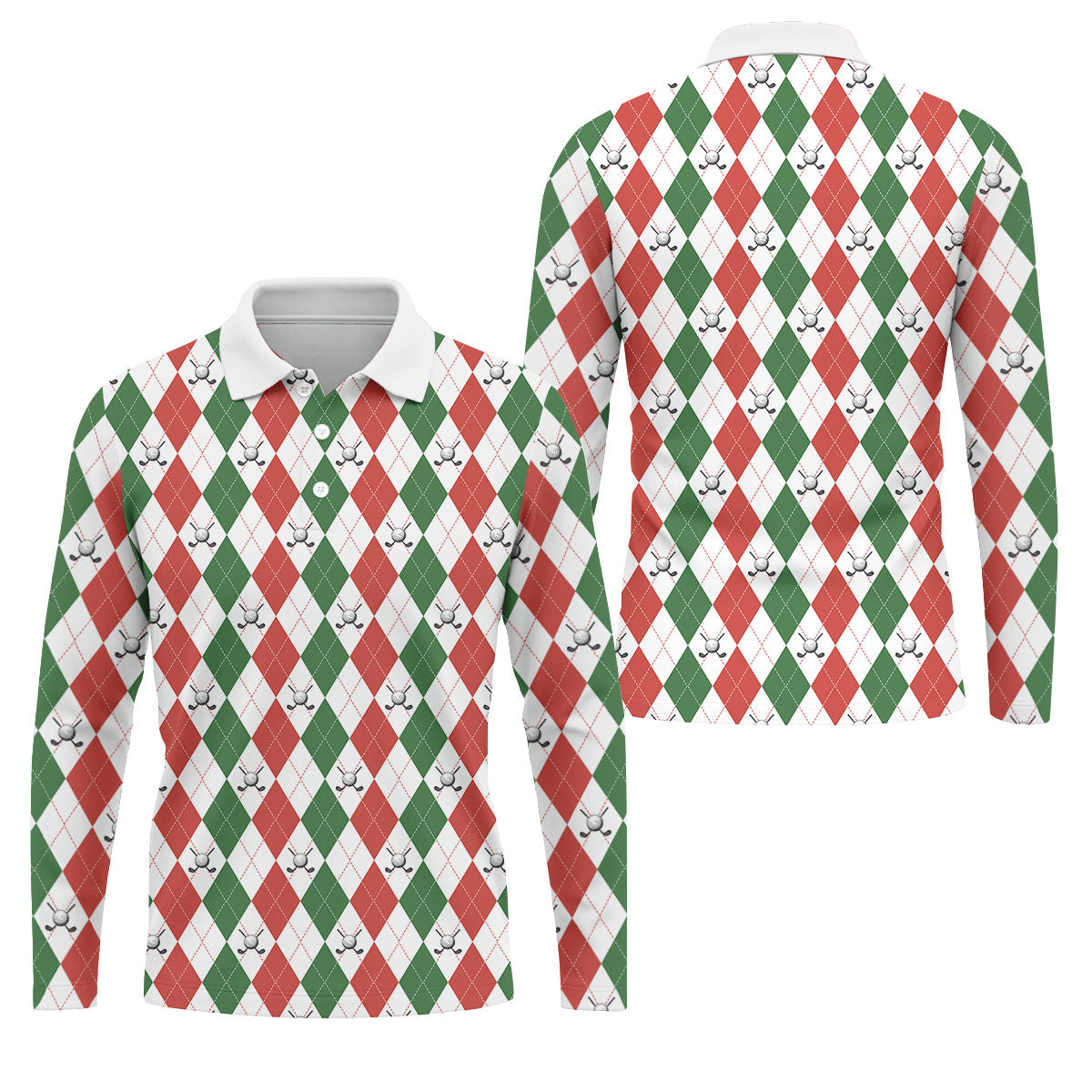 STYLE:Long Sleeve Polo Shirt