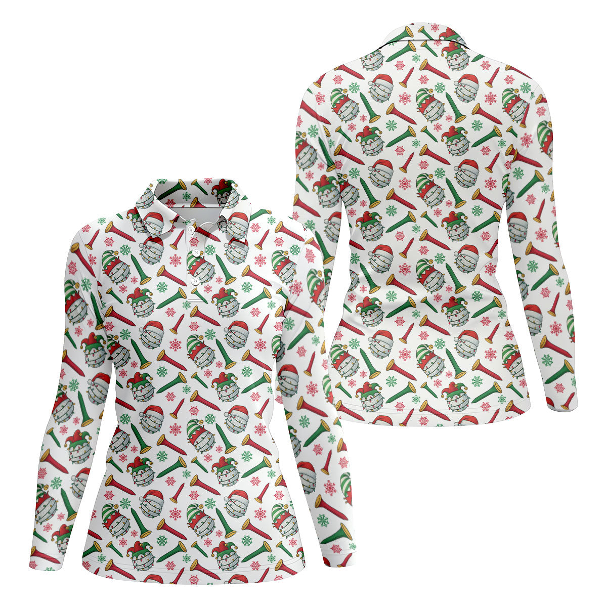 STYLE:Long Sleeve Polo Shirt
