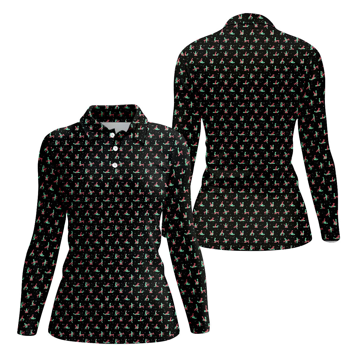 STYLE:Long Sleeve Polo Shirt